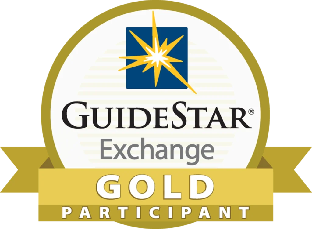GuideStar Exchange Gold Participant badge.